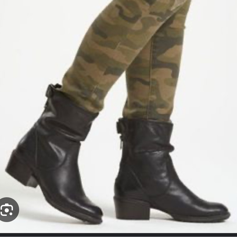 Timberland Sutherlin Black Leather Heeled Boots